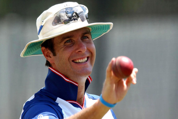 England cricket captain Michael Vaughan. 