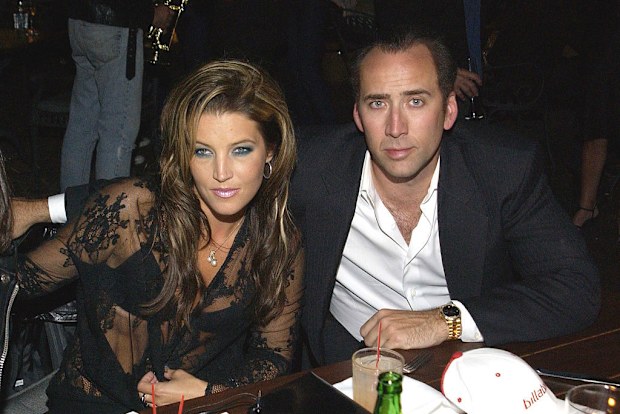 Lisa Marie Presley and Nicolas Cage