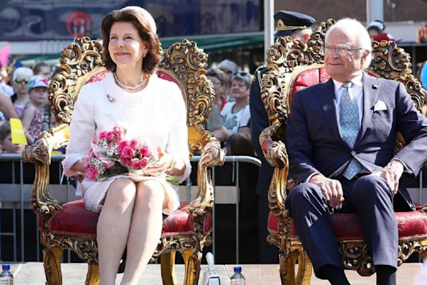 Queen Silvia and King Carl XVI Gustaf.
