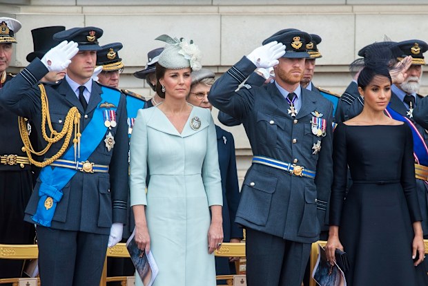 Duke and Duchess of Sussex and Duke and Duchess of Cambridge.
