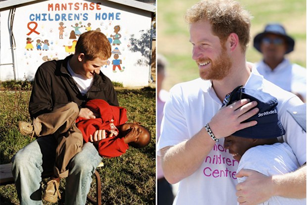 Prince Harry and Mustu Postane instantly bonded in 2004.  The pair were reunited today in Lesotho.