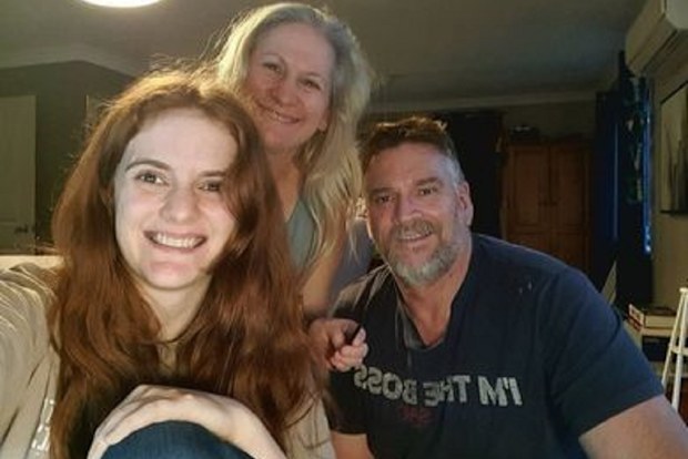 Trudy car accident recovery family photo