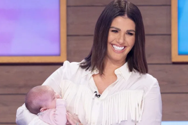 Rebekah Vardy with new baby