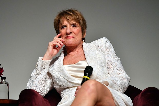LOS ANGELES, CALIFORNIA - APRIL 19: Patti LuPone speaks onstage during the Emmy FYC Screening Of Marvel Televisions' "Agatha All Along" at DGA Theater on April 19, 2025 in Los Angeles, California. (Photo by Alberto E. Rodriguez/Getty Images for Disney)
