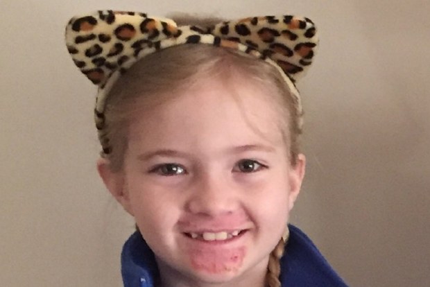 Zoe smiling