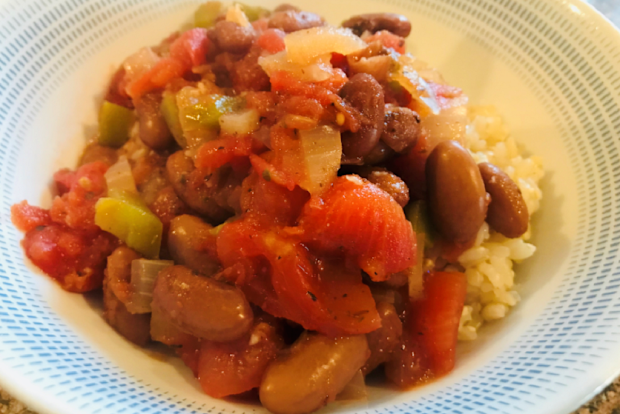 The vegan chilli was a winner.