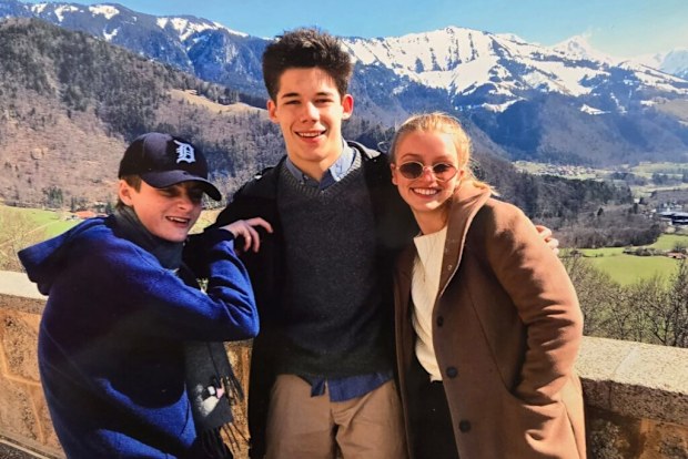 Prince Frederik of Luxembourg, Prince Alexandre of Luxembourg and Princess Charlotte of Luxembourg
