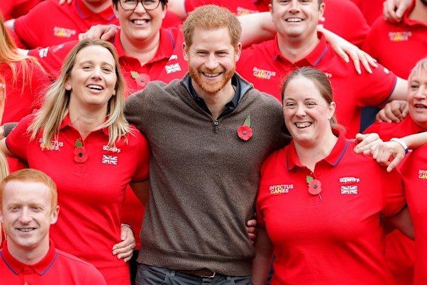 Prince Harry at the launch of Team UK for the Invictus Games The Hague 2020.