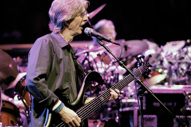 FILE -  Phil Lesh performs with The Dead, at the Forum in the Inglewood section of Los Angeles, on May 9, 2009. Lesh, a founding member of the Grateful Dead, died Friday, Oct. 25, 2024, at age 84. (AP Photo/Richard Vogel, File)