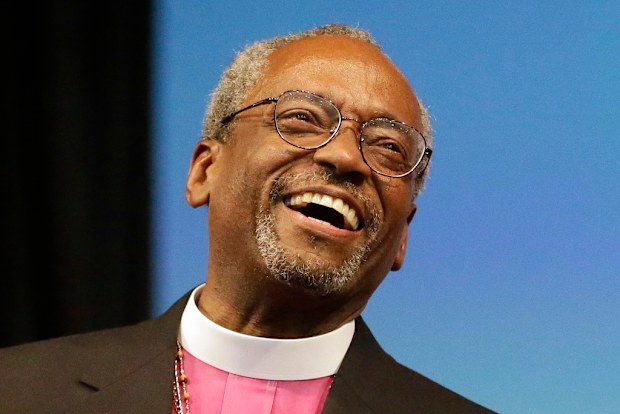 Bishop Michael Curry of North Carolina, who spoke at their wedding reception, has sent well-wishes.
