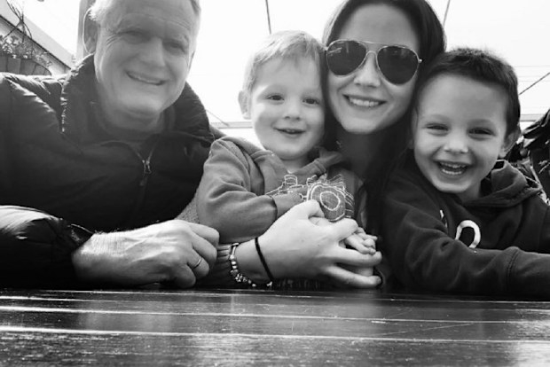 Leokardia and Des with their family