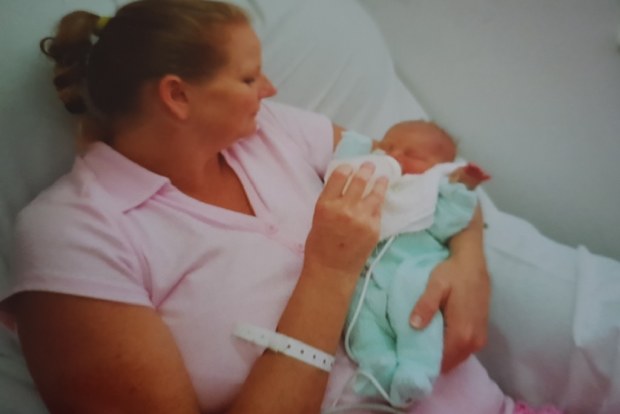Yvette Gunton was told her baby had multiple problems during a routine ultrasound