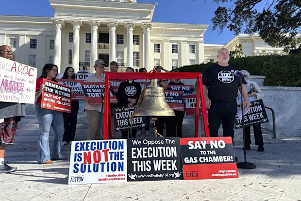 Alabama carries out nation's third nitrogen gas execution on a man for a hitchhiker's killing