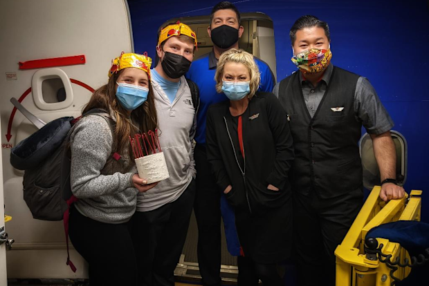 Southwest Airlines surprise newlyweds
