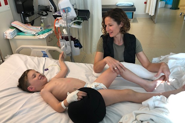 Josh Knox hospital cerebral palsy pysio