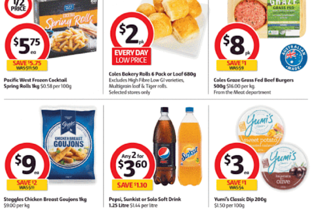 At Coles you'll find some great options for a beautiful spring barbeque.