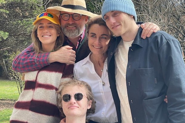 Prince Robert of Luxembourg and Princess Julie of Nassau with Prince Frederik of Luxembourg, Princess Charlotte of Luxembourg and Prince Alexandre of Luxembourg