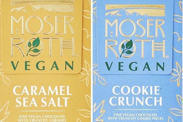 Moser Roth vegan chocolates