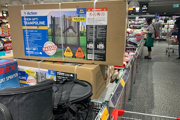 Aldi 6ft trampoline