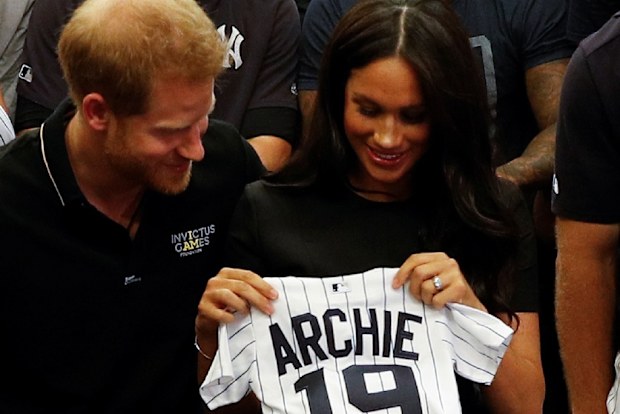 The couple were given an adorable gift for son Archie.