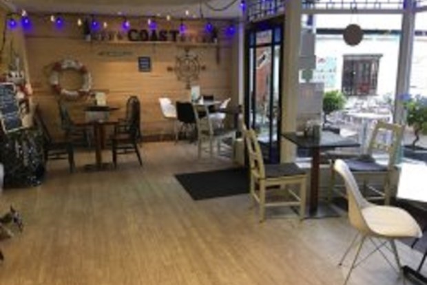 Inside cafe Coast Cafe