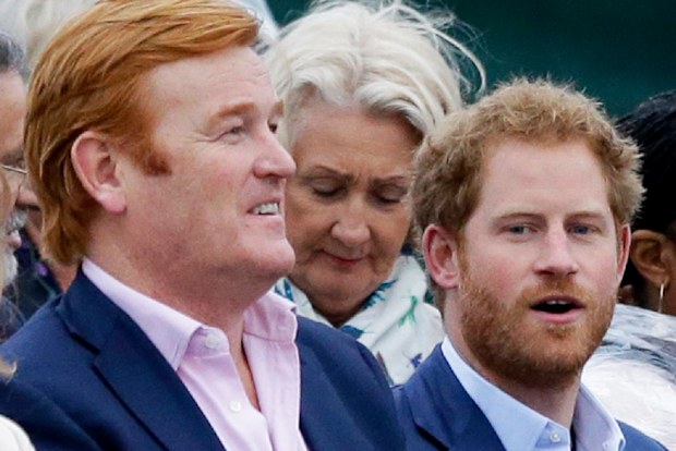 Mark Dyer Prince Harry at event