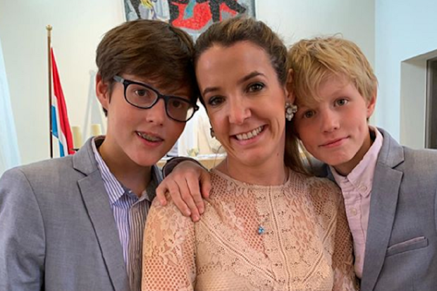 She now lives in London with her two boys.