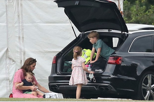 The Cambridges attend the King Power Royal Charity Polo Day.