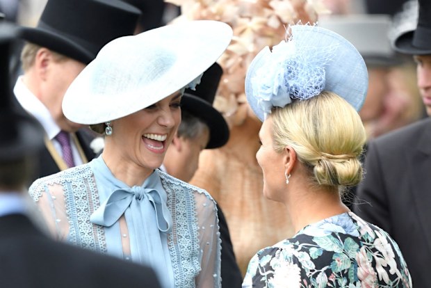 Kate Middleton, Prince William and Zara Phillips at Royal Ascot