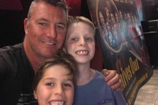 Steve with Zane and Saxon