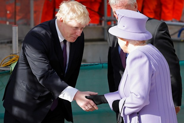 Boris Johnson meets the Queen in 2016 when he was Lord Mayor of London.