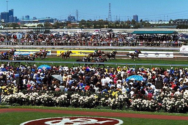 7 Nov 2000:  General View of Flemington on Melbourne Cup Day at Flemington Racecourse in Melbourne, Australia Mandatory Credit: Darrin Braybrook/ALLSPORT
