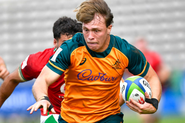 Darby Lancaster of Australia during the World Rugby U20 Championship in 2023.