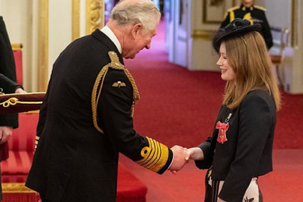 Charles has been filling in for the Queen at the Investiture Ceremony at Buckingham Palace.