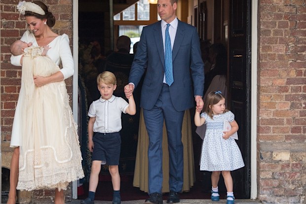 Prince Louis was christened on July 9 in 2018. 