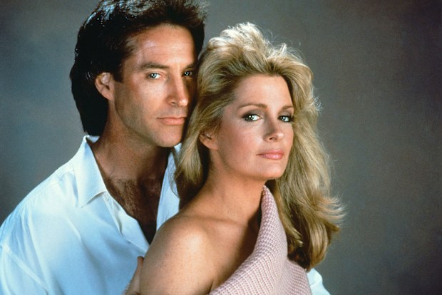 DAYS OF OUR LIVES -- Pictured: (l-r) Drake Hogestyn as John Black, Deidre Hall as Marlena Evans -- Photo by: NBC/NBCU Photo Bank