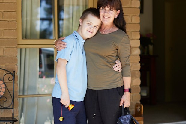 Darcy and Julie Fisher Down's Syndrome carers week