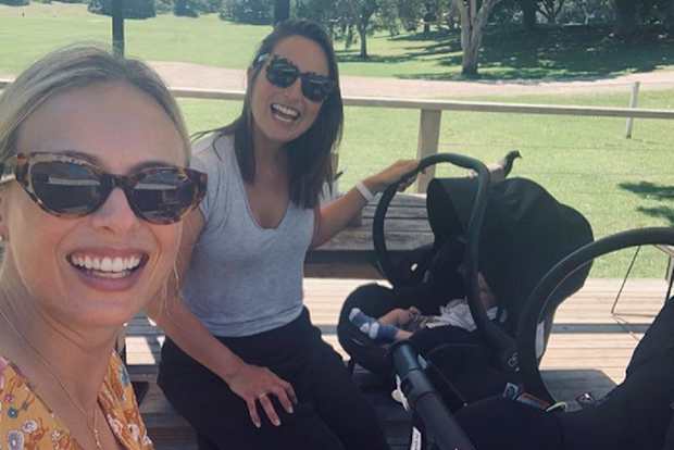 Jeffreys and Nine colleague Jane Azzopardi gave birth three days apart.