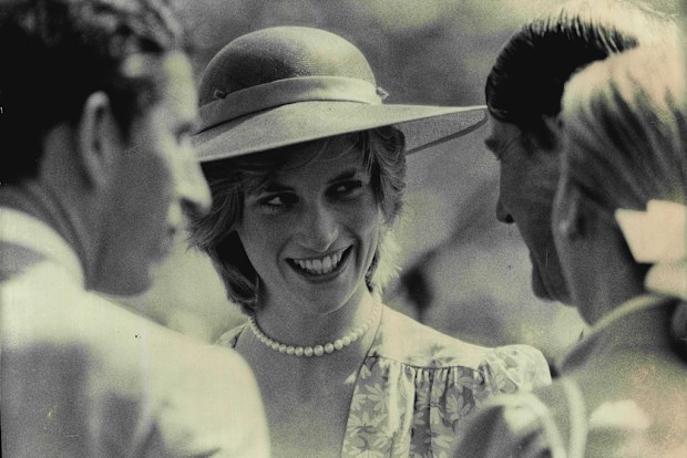 The royals meet with then-NSW Premier Neville Wran on April 3, 1983.