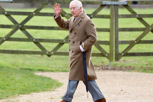 King Charles at Sandringham 