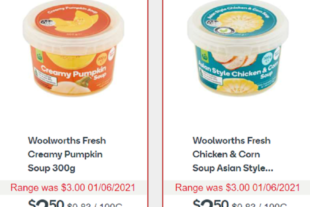 Woolies has an awesome range of soups just in time for winter.