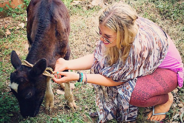 Lexi Crouch with a horse