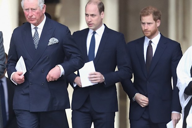 Charles William and Harry