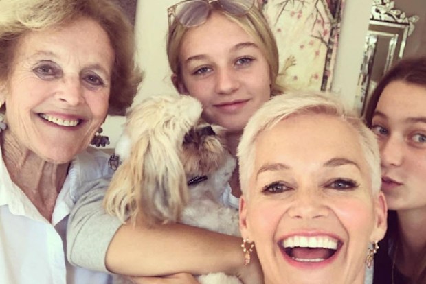 Jessica Rowe with family