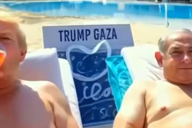 Donald Trump video of Gaza