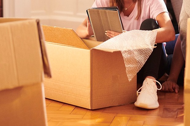 Couple moving in together