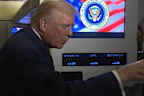 US President Donald Trump told a reporter "quiet, piggy" after she asked him about the Epstein file.
