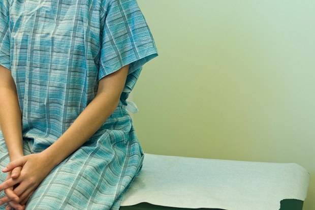 Woman at dr