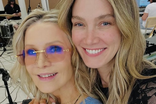 Danielle Spencer and Delta Goodrem.