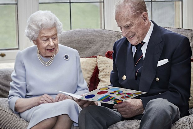 Queen and Prince Philip 73rd anniversary photo.